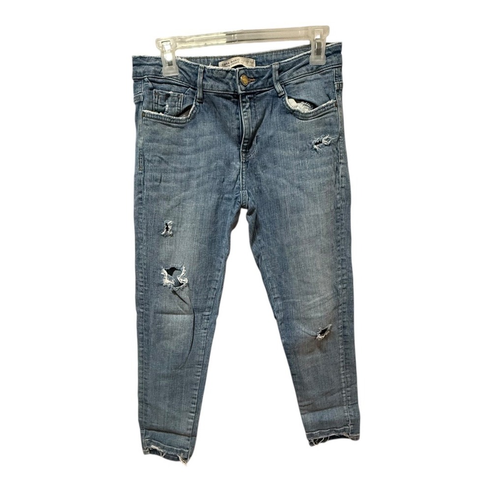 BDG Urban Outfitters Distressed Blue‎ Wash Denim Jeans Womens Size 29